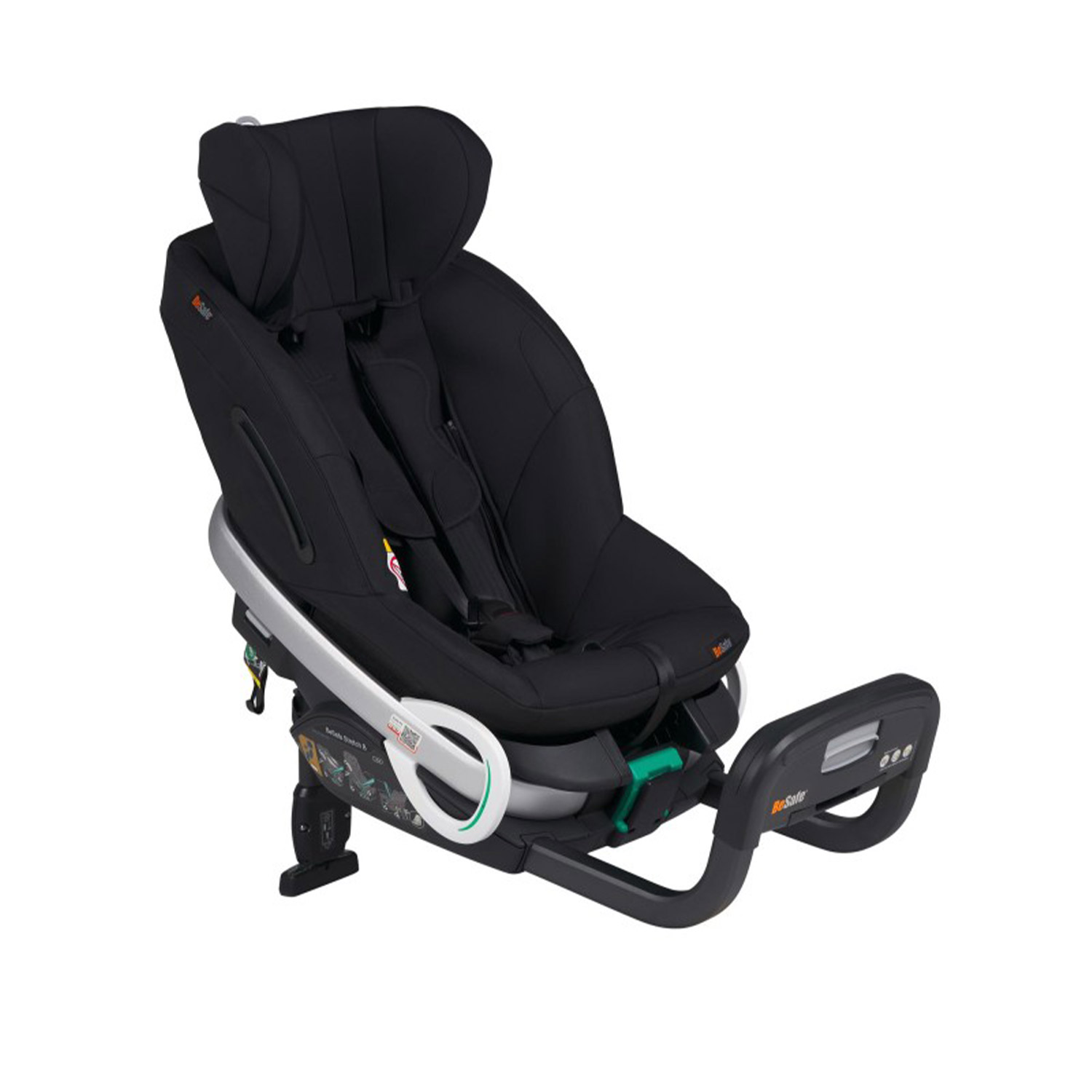 JYOKO KIDS Housse Siège Auto Bébé Compatible BeSafe Modular Groupe 0 - Coton Bio Respirant, Noir Série Black