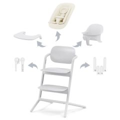 Pack 4-en-1 chaise haute Lemo 2