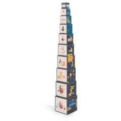 Cubes empilables - Les Moustaches