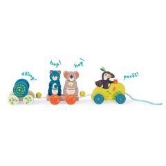Train d'activités à tirer - Dans La Jungle