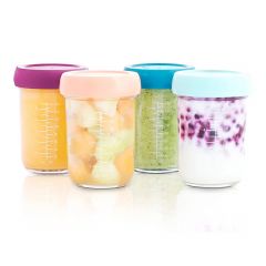 Pots de conservation en verre 4 x 220 ml