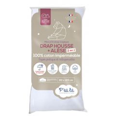 Drap-housse Magique 2-en-1 60 x 120 cm