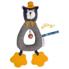 Anneau-hochet chat Alphonse - Les Moustaches