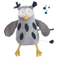 Peluche musicale Hibou - Les Moustaches