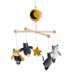 Mobile musical croisillon - Les Moustaches