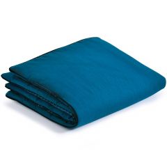 Plaid bleu - Les Moustaches