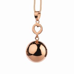 Bijou de grossesse Bola - Pendant coeur Or rose