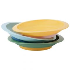 Set de 3 assiettes antidérapantes