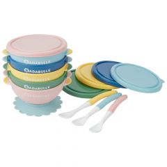 Set de 5 bols et 3 cuillères souples