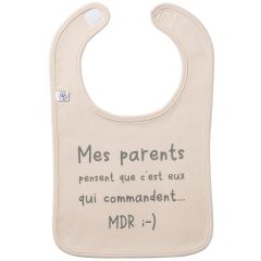 Bavoir à message
