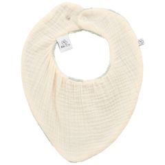 Bavoir-bandana bambou/gaze