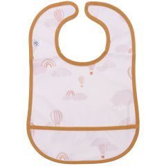 Bavoir en tissu imperméable souple
