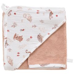Cape de bain bambou + gant