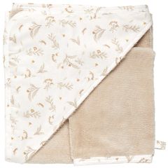 Cape de bain bambou + gant