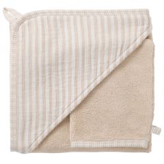 Cape de bain bambou + gant