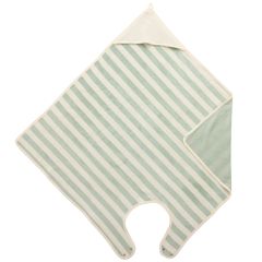 Cape de bain tablier en bambou - 100x100cm