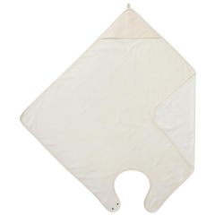 Cape de bain tablier en bambou - 100x100cm