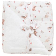 Couverture luxe avec fausse fourrure - 70x100cm