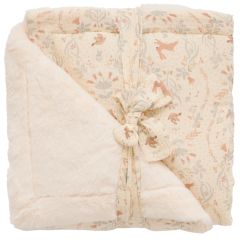 Couverture luxe avec fausse fourrure - 70x100cm