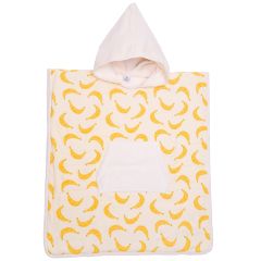 Poncho de bain à capuche en éponge bambou 3-5ans