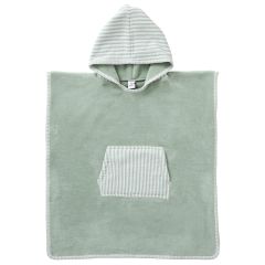 Poncho de bain à capuche en éponge bambou 3-5ans