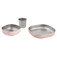 Coffret repas en inox - 3 pcs