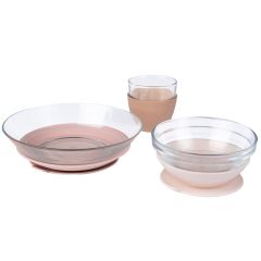 Coffret repas en verre - 3 pcs