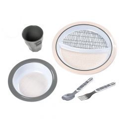 Coffret repas mélamine - 5 pcs