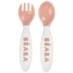 Set de 2 couverts ergonomiques 2ème âge + boîte de transport