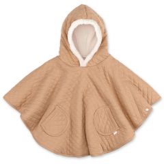 Poncho 9-36m - Pady quilted + teddy