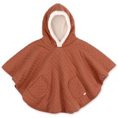 Poncho 9-36m - Pady quilted + teddy