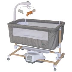 Berceau connecté B-Pure White