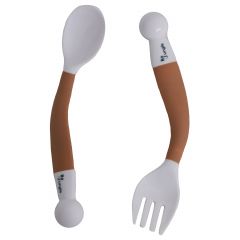 Set de cuillère et fourchette orientables