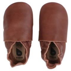 Chaussons souples Soft Soles Simple Shoe Toffee 3-9m