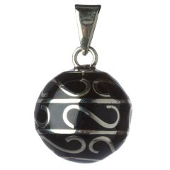 Bola résine noire Curl