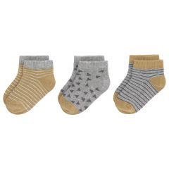 Lot de 3 paires de chaussettes sneaker - taille 19-22