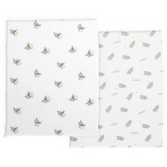 Lot de 2 draps housses pour Baby Hug 4 en 1