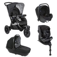 Trio Activ 3 + nacelle + Kory Essential i-Size + Bi-Seat Air i-Size + base 360°