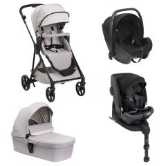 Trio Seety + nacelle + Kory Essential i-Size + Bi-Seat Air i-Size + base 360°