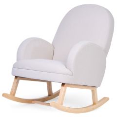 Fauteuil à bascule adulte en lin