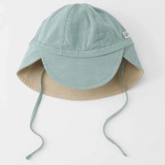 Chapeau de soleil anti-UV réversible 18-36m