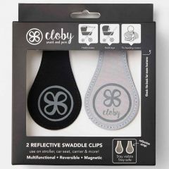 Lot de 2 clips magnétiques - toile réfléchissante