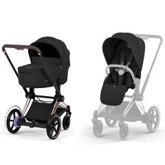 Duo e-Priam 3 + nacelle pliable