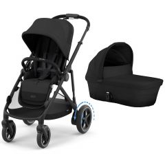 Duo poussette e-Gazelle S + nacelle