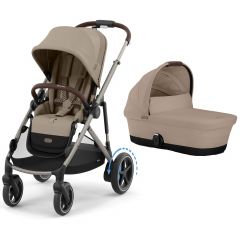 Duo poussette e-Gazelle S + nacelle