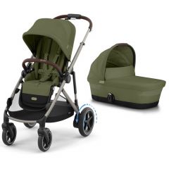 Duo poussette e-Gazelle S + nacelle