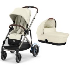 Duo poussette e-Gazelle S + nacelle