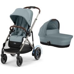 Duo poussette e-Gazelle S + nacelle