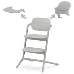 Pack 3-en-1 chaise haute Lemo 2