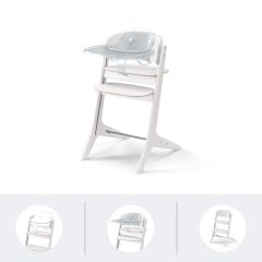Pack 3-en-1 chaise haute Lemo Platinum